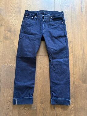 Men's Dark Indigo Straight Fit Jeans